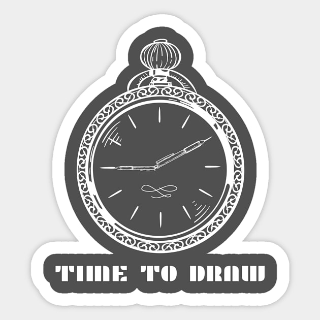 Love to Create Time to Draw Artist Sticker by Tracy